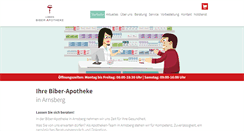 Desktop Screenshot of biber-apotheke.com